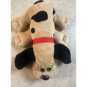 Vintage 1980's Tonka Pound Puppies 8" Brown w/ Black Ears Plush Puppy dog